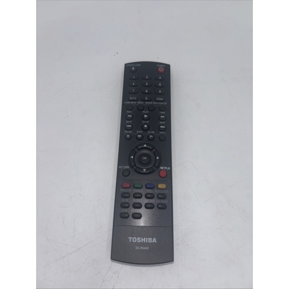 Genuine Toshiba SE-R0431 Blu-Ray Player Remote Control